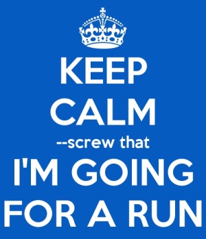Motivation poster for running
