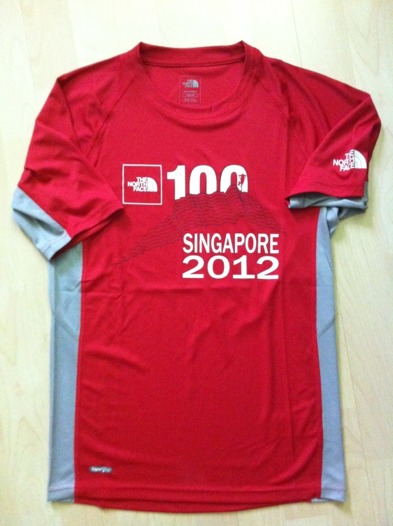TNF100 singapore 2012 tee shirt